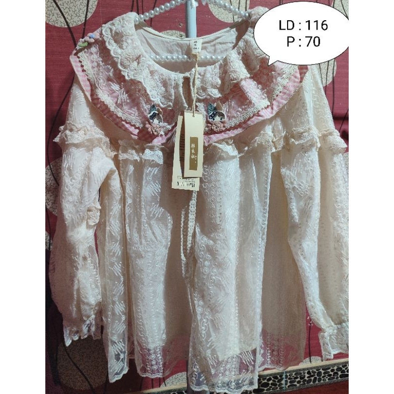 Ready Kemeja Harajuku HYS Muye Ladyshop La Bella Import BKK