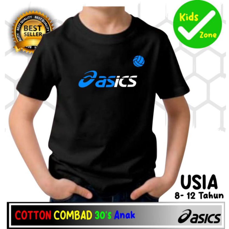 Kaos voli anak / baju bola voli anak / kaos katun combad anak / atasan baju polos anak