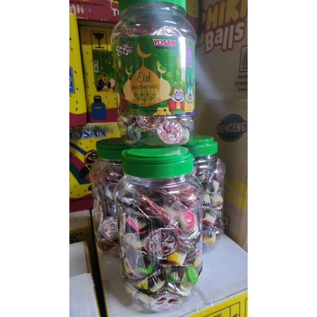 

Coklat yosan choyo-choyo kemasan toples isi 60pcs