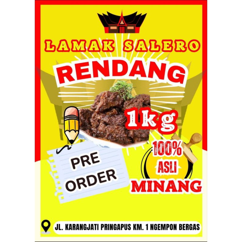 

Rendang Asli Minang (Lamak Salero)