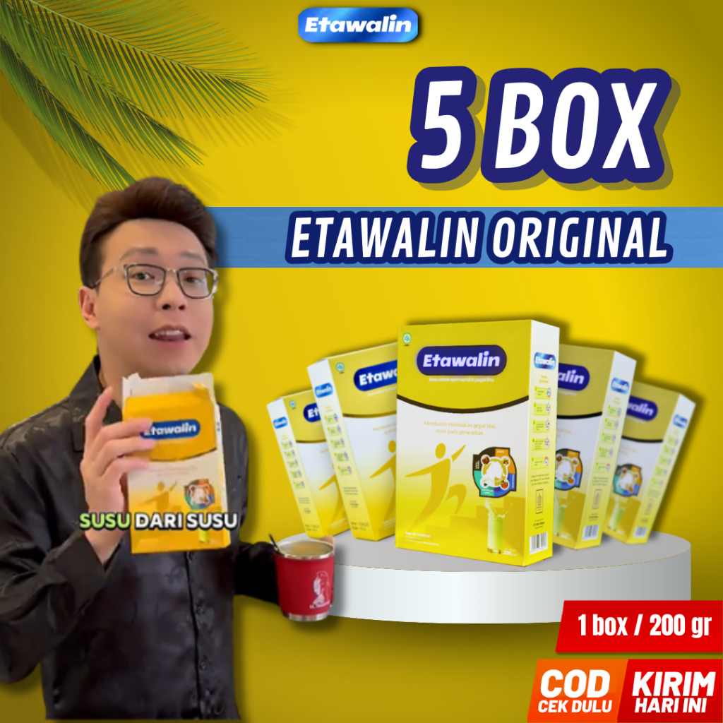 

Etawalin Paket 5 – Paket Anti Tulang Keropos Susu Kambing Etawa Solusi Tingkatkan Kepadatan & Kesehatan Tulang Sendi Susu