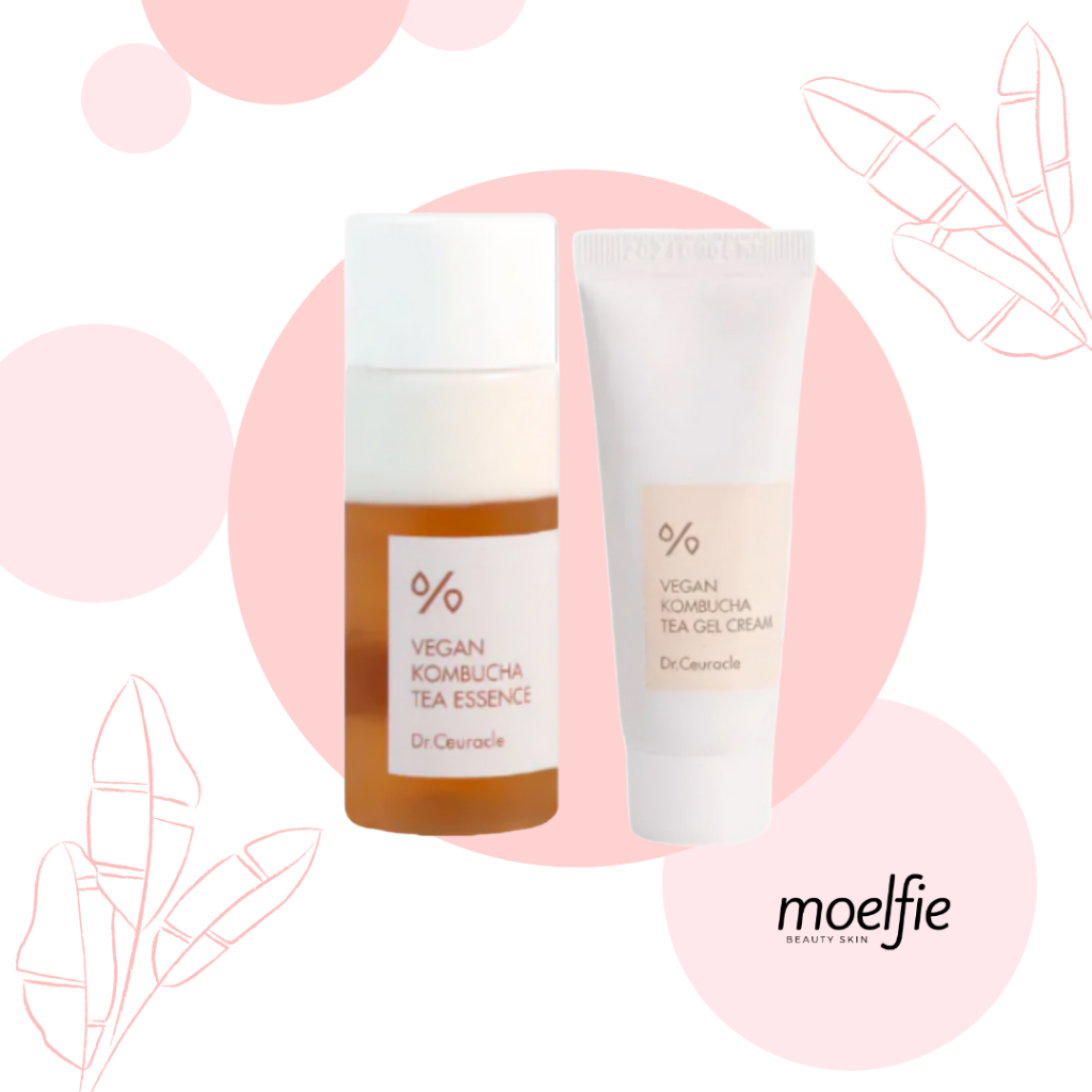 [MINI SIZE] DR.CEURACLE VEGAN KOMBUCHA TEA ESSENCE 18ml / GEL CREAM 15ml