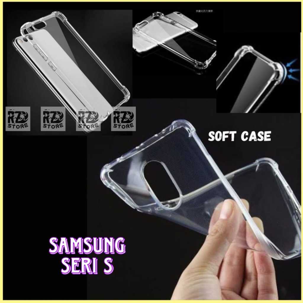 CASE ANTI CRACK SAMSUNG S3 S4 S5 S6 S7 S8 S9 S10 S10E S20 S21 ULTRA PLUS LITE EDGE SILIKON ANTICRACK SILICON CASING CAS AC