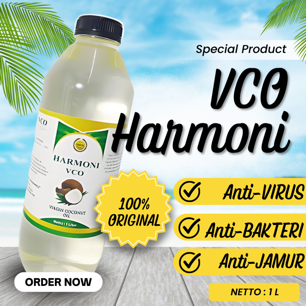 Vco1 liter | Virgin Coconut Oil HARMONI