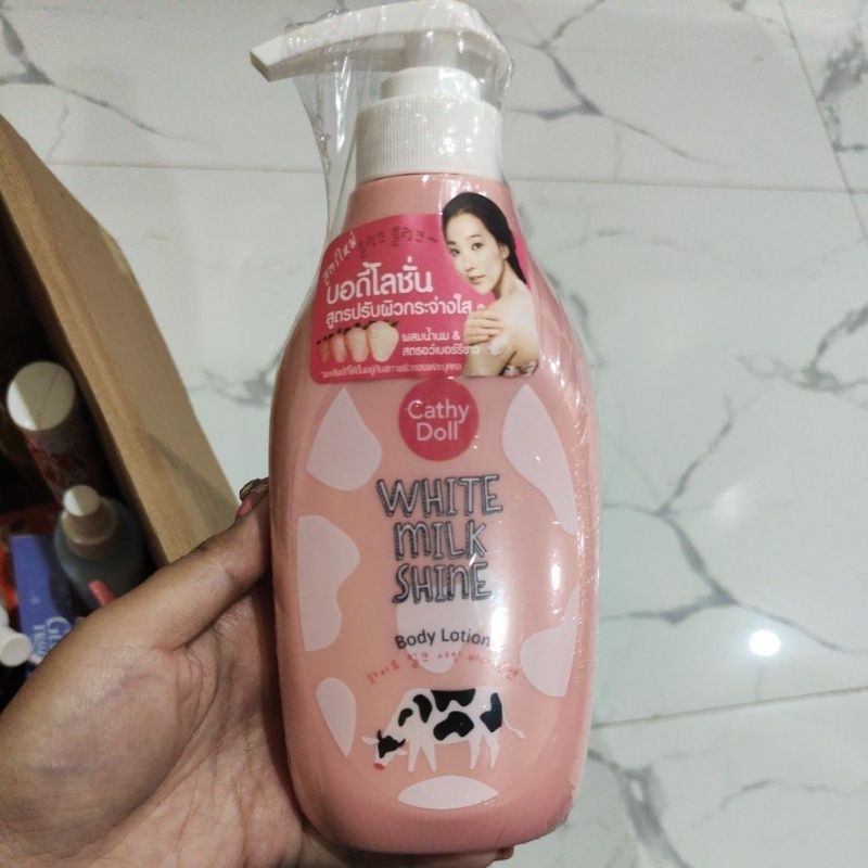 Cathydoll White Milk Shine Whitening Body Lotion Pemutih Thailand Korea