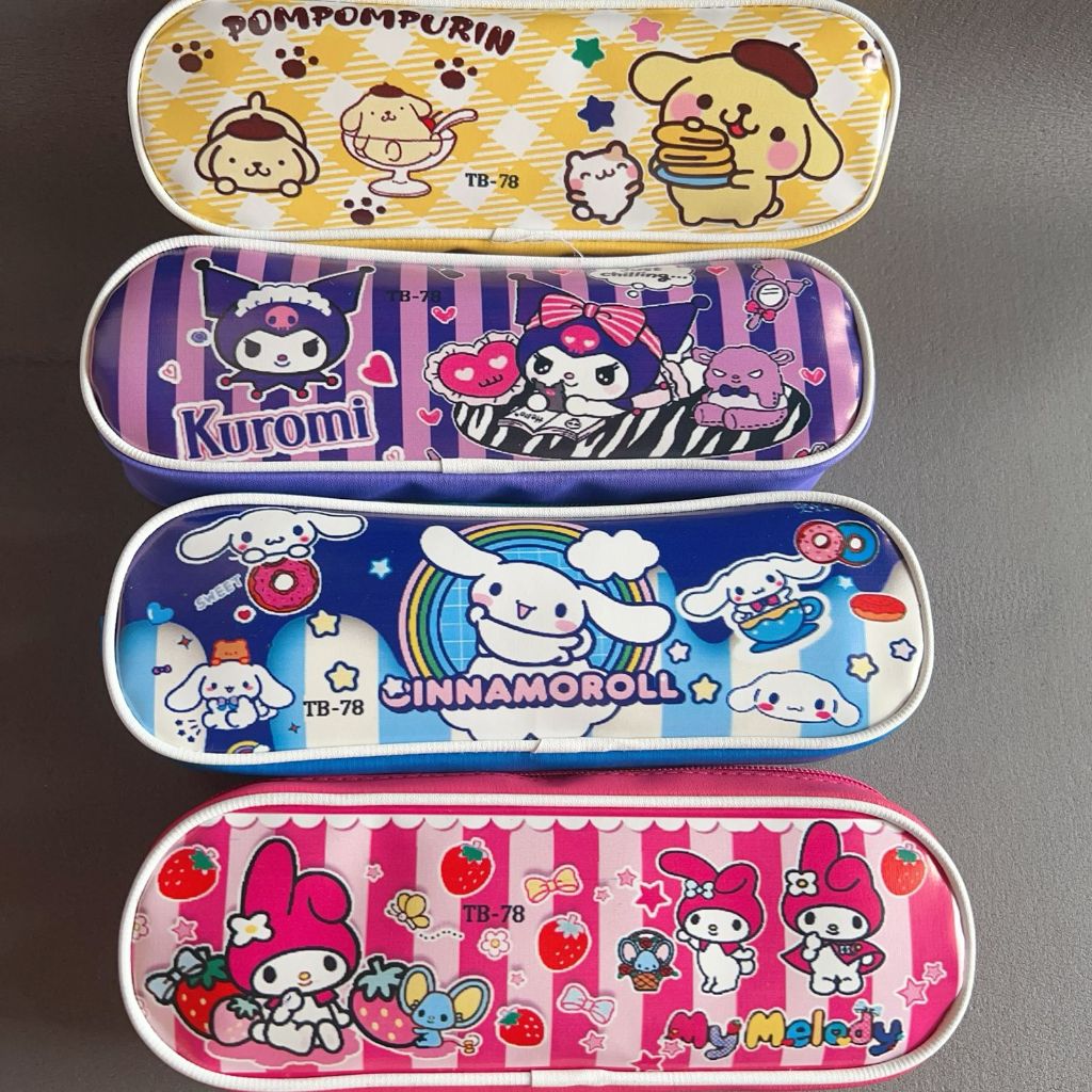 

Kotak Pensil Persegi Panjang Anak Motif SANRIO Lucu Cinnamoroll Kuromi My Melody