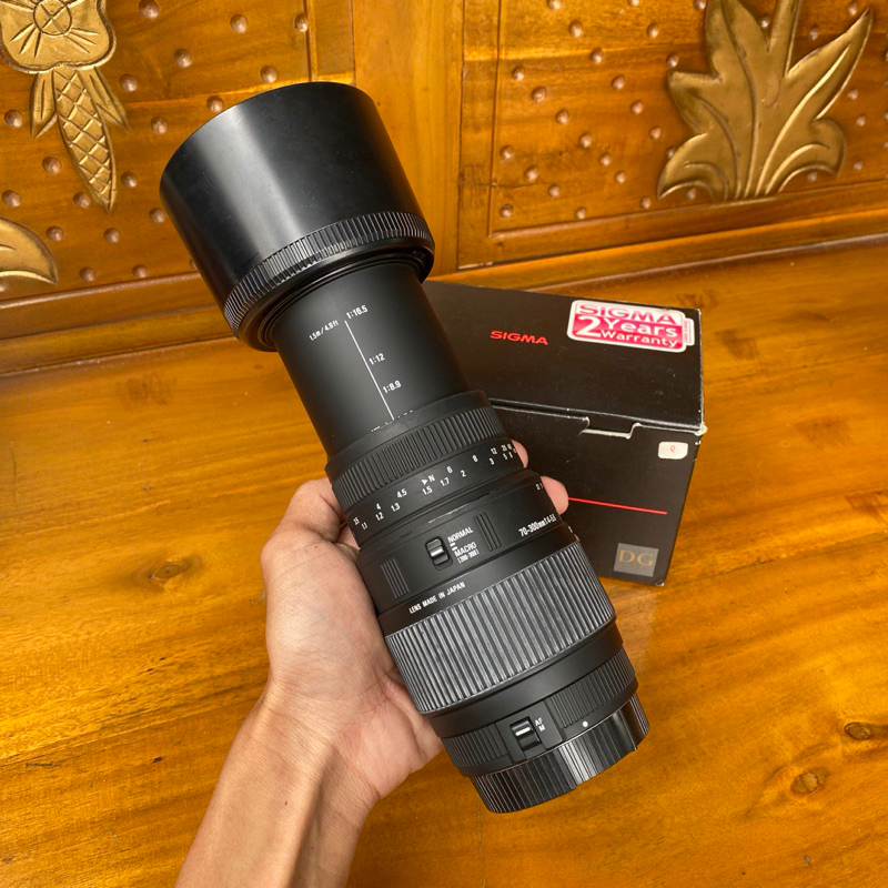 Lensa Tele Sigma For Canon 70-300mm Normal Murah Bisa Macro