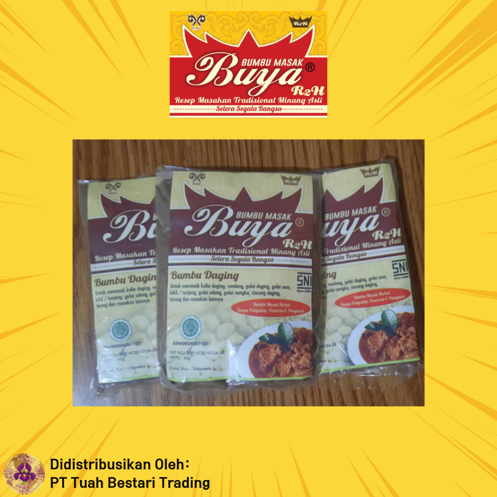 

Bumbu Masak Buya Daging Sachet per Pack