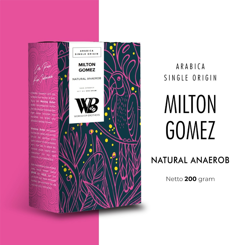 

Kopi Arabica Milton Gomez Natural Single Origin Workshop Brother