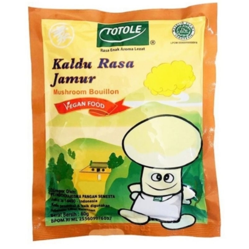 

TOTOLE KALDU JAMUR PACK 80gr