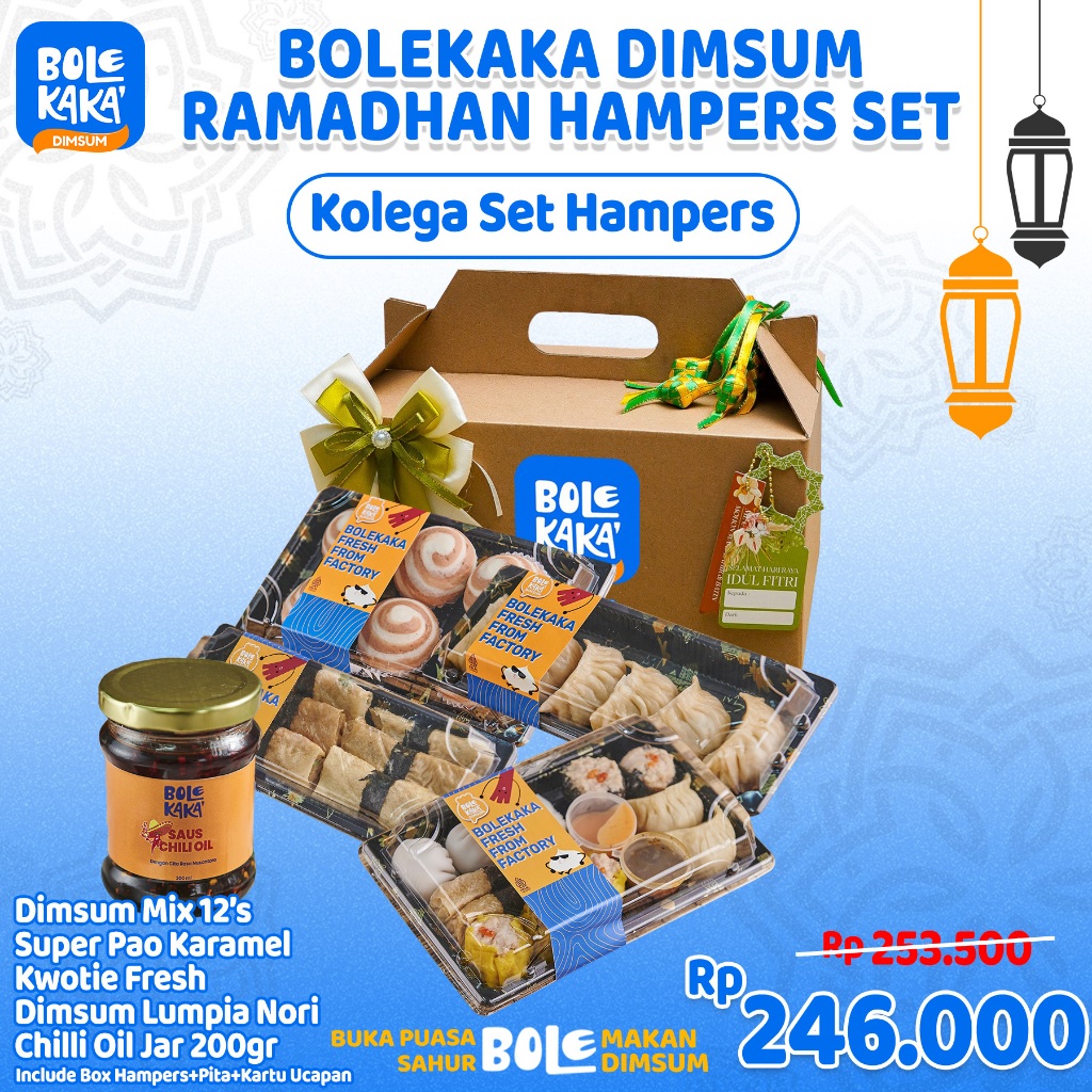

Set Kolega Hampers Ramadhan Bolekaka Dimsum/ Parsel Ramadhan Dimsum