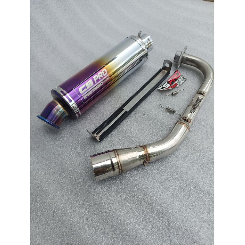 (ORIGINAL) Knalpot Racing Cs Pro Nmax new nmax old Aerox 155 Aerox Conected Vario 125/150 all new Be