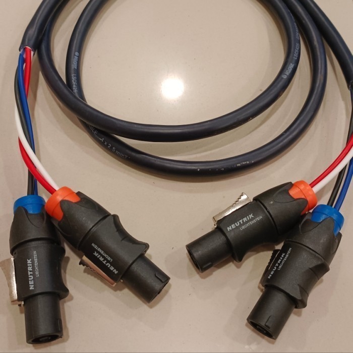 KABEL AUDIO SPEAKER ISI 4 KLOTZ 4X2,5 PLUS SPEAKON NEUTRIK 20 M