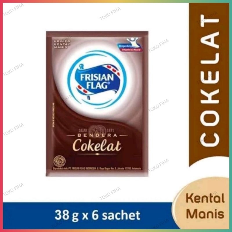 

Frisian Flag Susu Kental Manis Coklat 38gr - Per Renteng