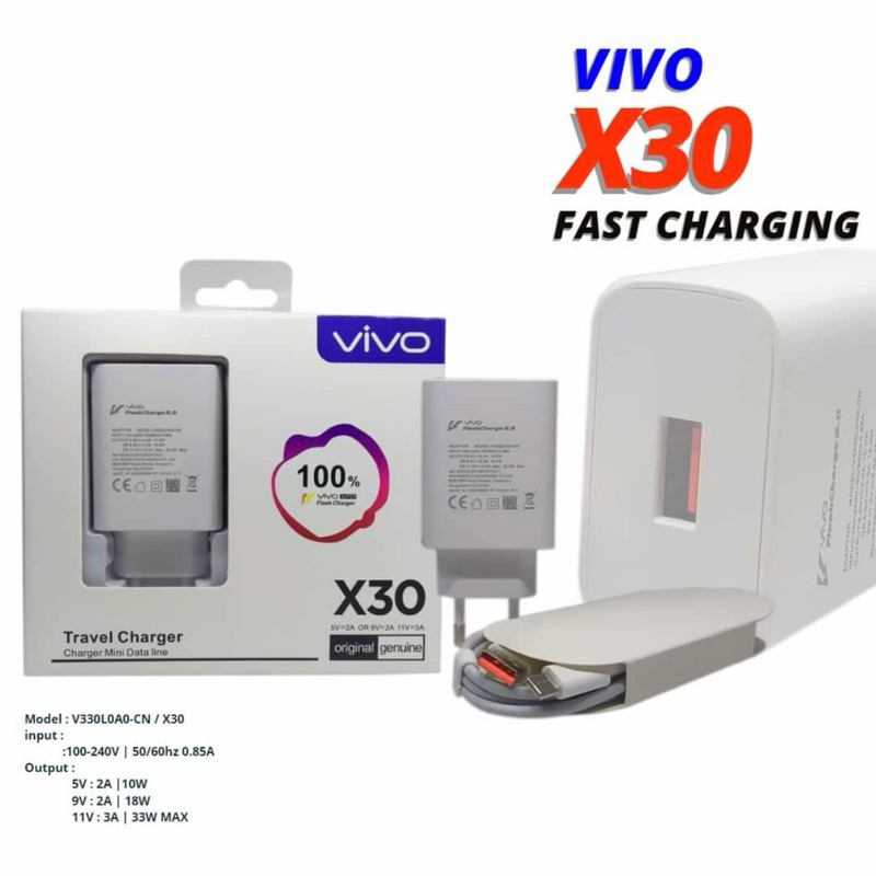 Charger Vivo Flash Charger 33W Original Tipe C