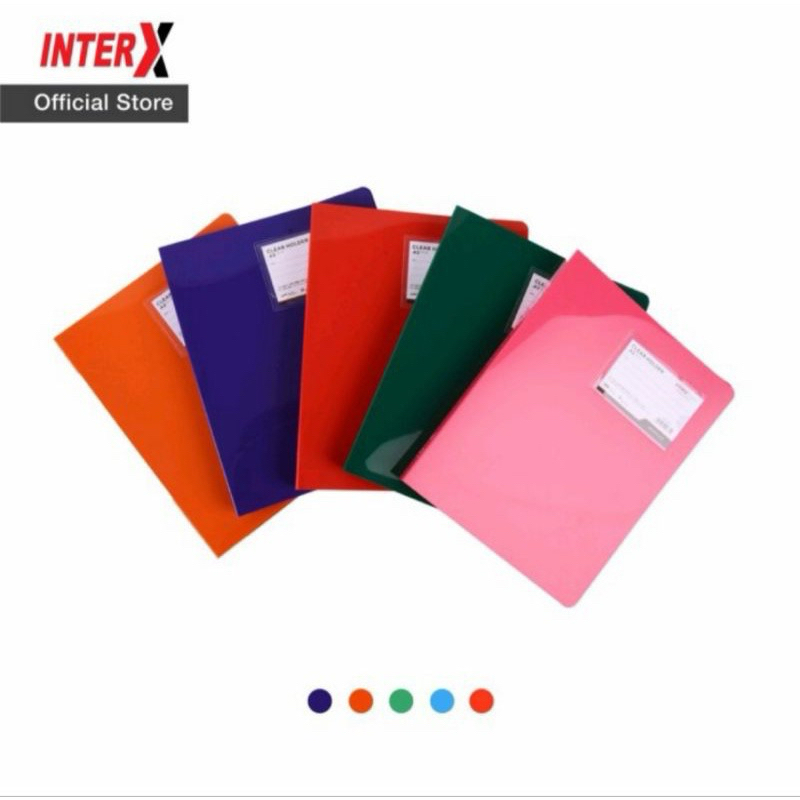 

Clear holder A5 Inter X 20 pocket / dokumen keeper / display album
