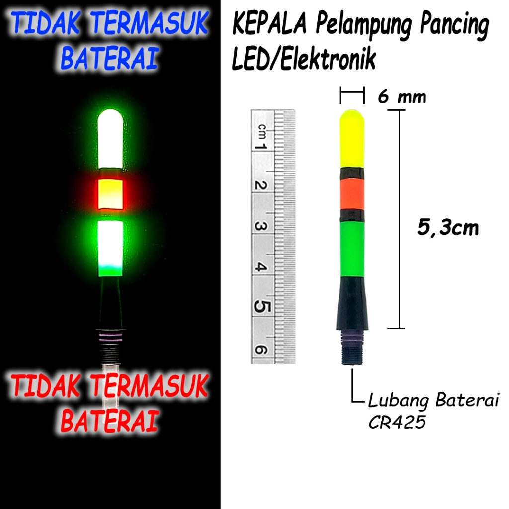 KEPALA Pelampung Pancing Elektronik LED /Starlet LED