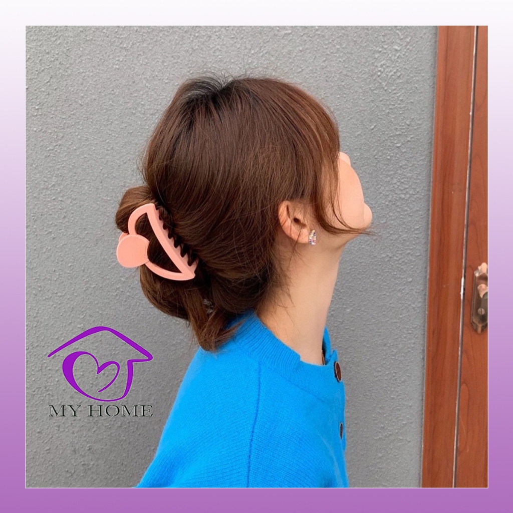 MYH Jedai Rambut Ori Jepit Rambut Korea Besar 9cm Praktis Jepit Rambut Besar Polos Doff