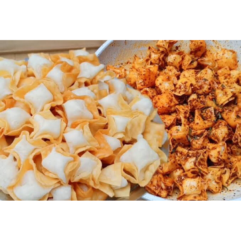 

siomay mini kering kemasan 500gr pedas gurih Cahyani's Snacks