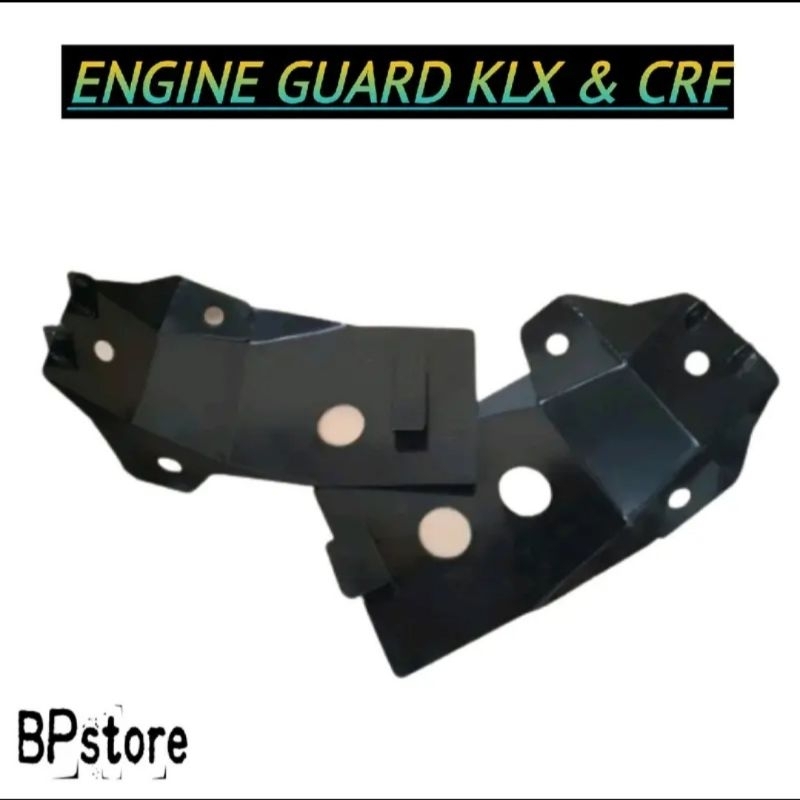 Engine Guard Skid Plate Pelindung Mesin Motor Honda CRF Dan Kawasaki KLX Cover Mesin Besi CRF KLX