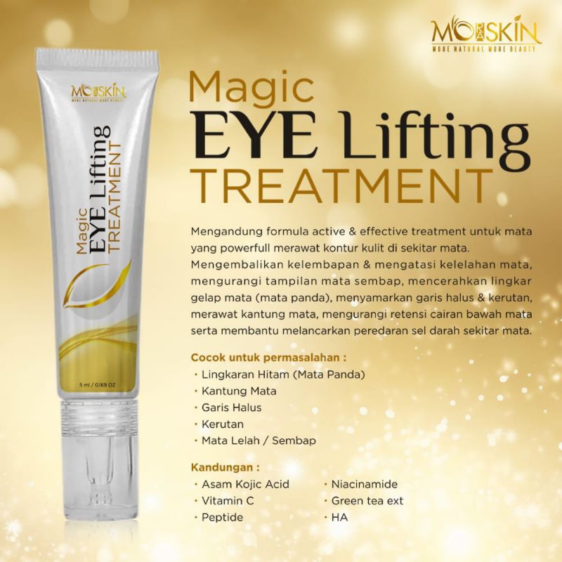Beauty Eye Treatment Moraskin SERUM MATA PANDA EYE LIFTING TREATMENT MORASKIN