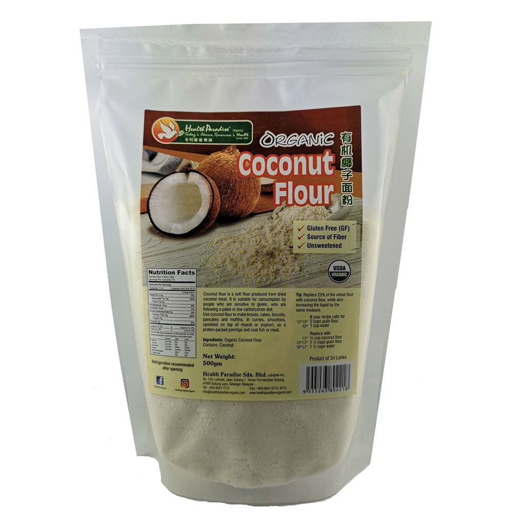 

Terbaru Health Paradise Organic Coconut Flour 5g C8C