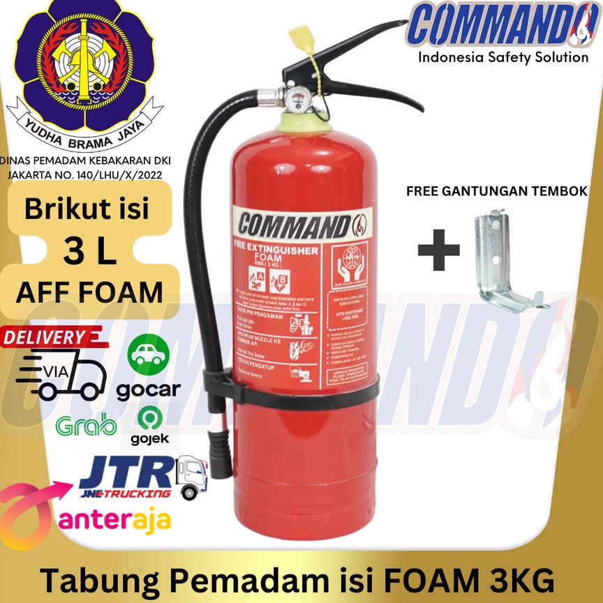 Lariz APAR FOAM 3 KG COMMANDO  AFF FOAM 3 L  Komplit Set