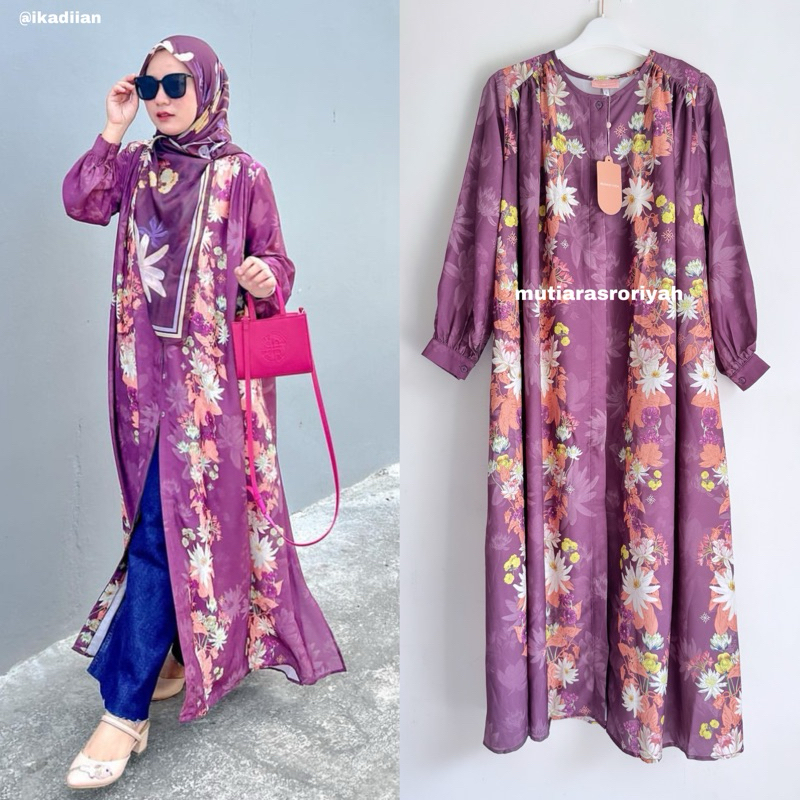 READY STOCK Lily Shirt Dress Ria Miranda Gamis Long Tunic Riamiranda Sradha