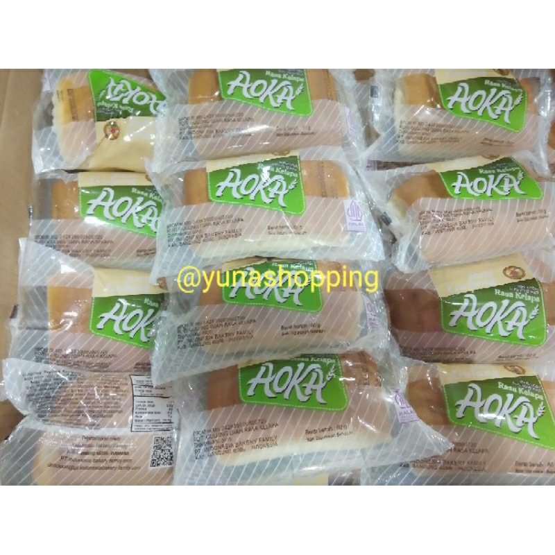 

Aoka Roti gulung rasa kelapa 4 pc @60g