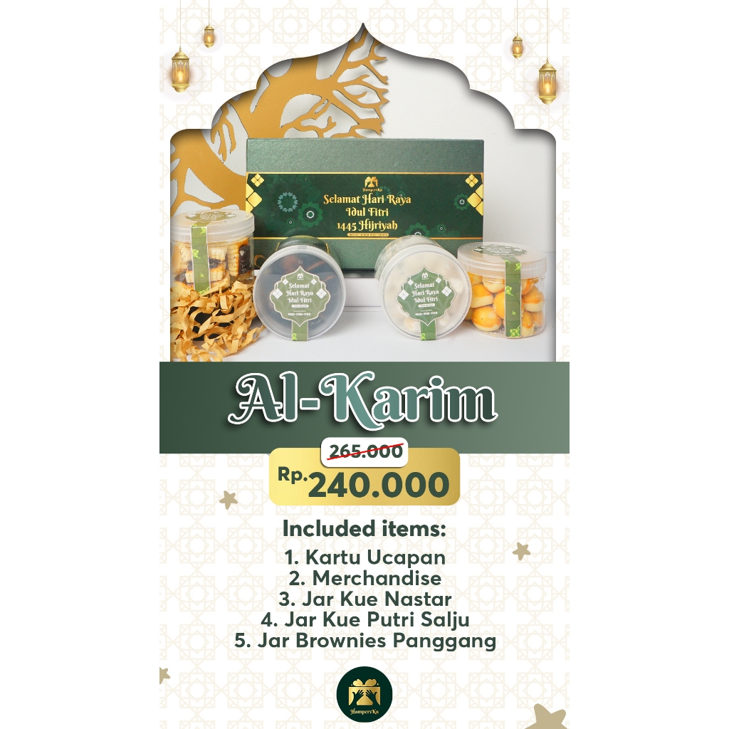 

Hampers Promo/Kue Lebaran exclusive