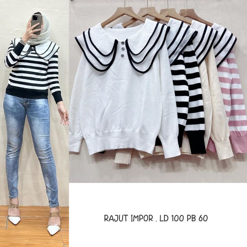 ATASAN RAJUT//ATASAN WANITA KEKINIAN/// ATASAN RAJUT IMPORT WANITA 2024 // BAJU STYLE KOREA