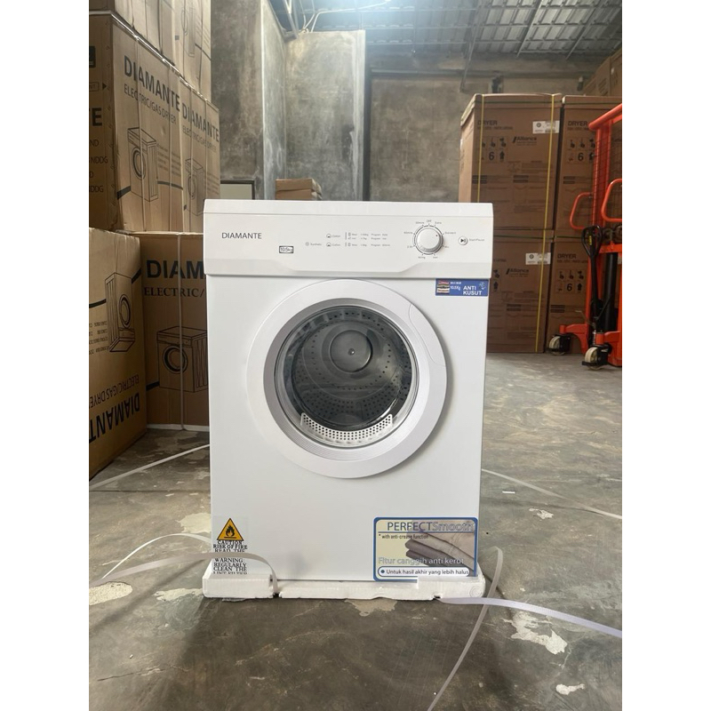 DRYER GAS KONVERSI DIAMANTE ANALOG PUTIH KAP 10.5KG