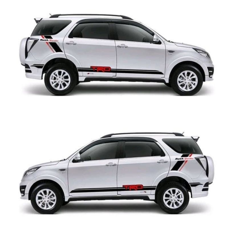 sticker stiker mobil Toyota rush Ertiga stiker cutting stiker mobil rush