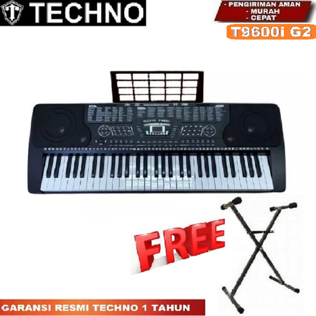 Keyboard TECHNO T9600i G2 or T9690i T 9690i Bluetooth USB Original / Garansi Resmi 1 Tahun