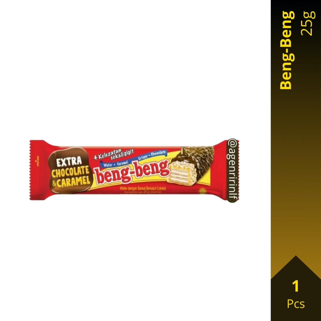 

Beng-Beng Wafer 25 gr Extra Chocolate and Caramel Satuan