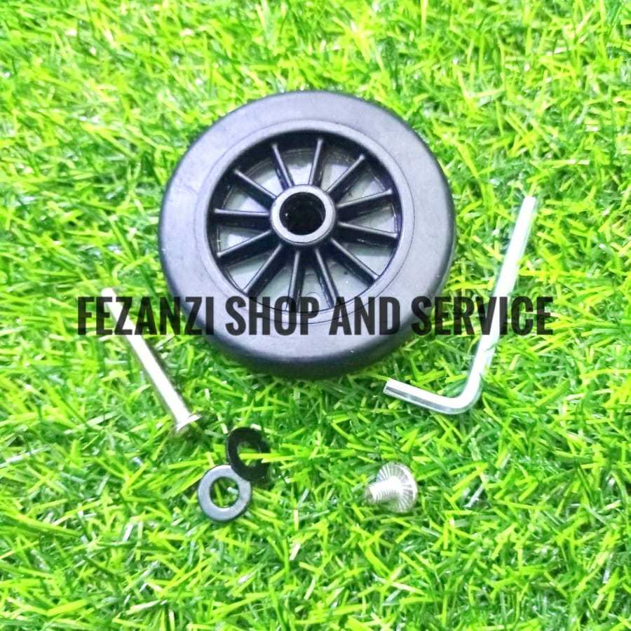 Roda koper dan trolly diameter 6.9cm sesuai foto