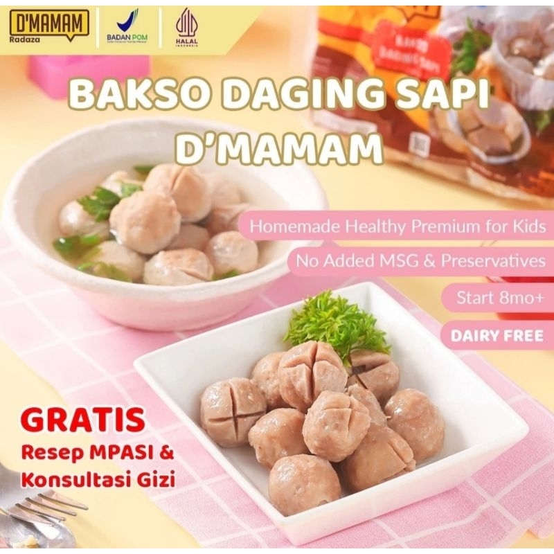 

D'MAMAM Bakso Sapi Original / Homemade / BPOM & Halal / Healthy Food For Kids