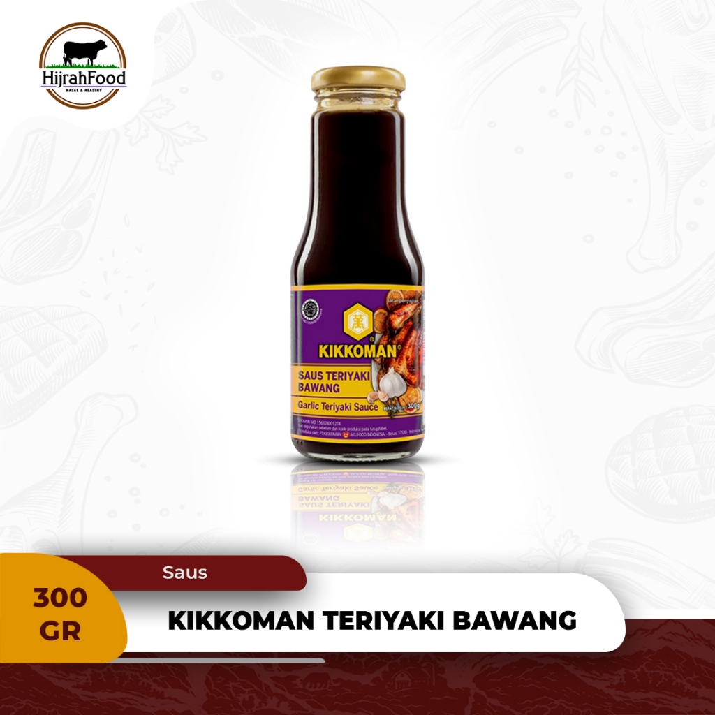 

Kikkoman Garlic Teriyaki / Saus Teriyaki Bawang - Halal (Qty. 300 gr)