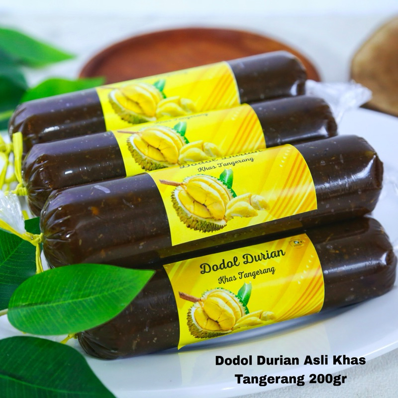 

Dodol Durian 200gr Khas Tangerang Fresh Legit Halal