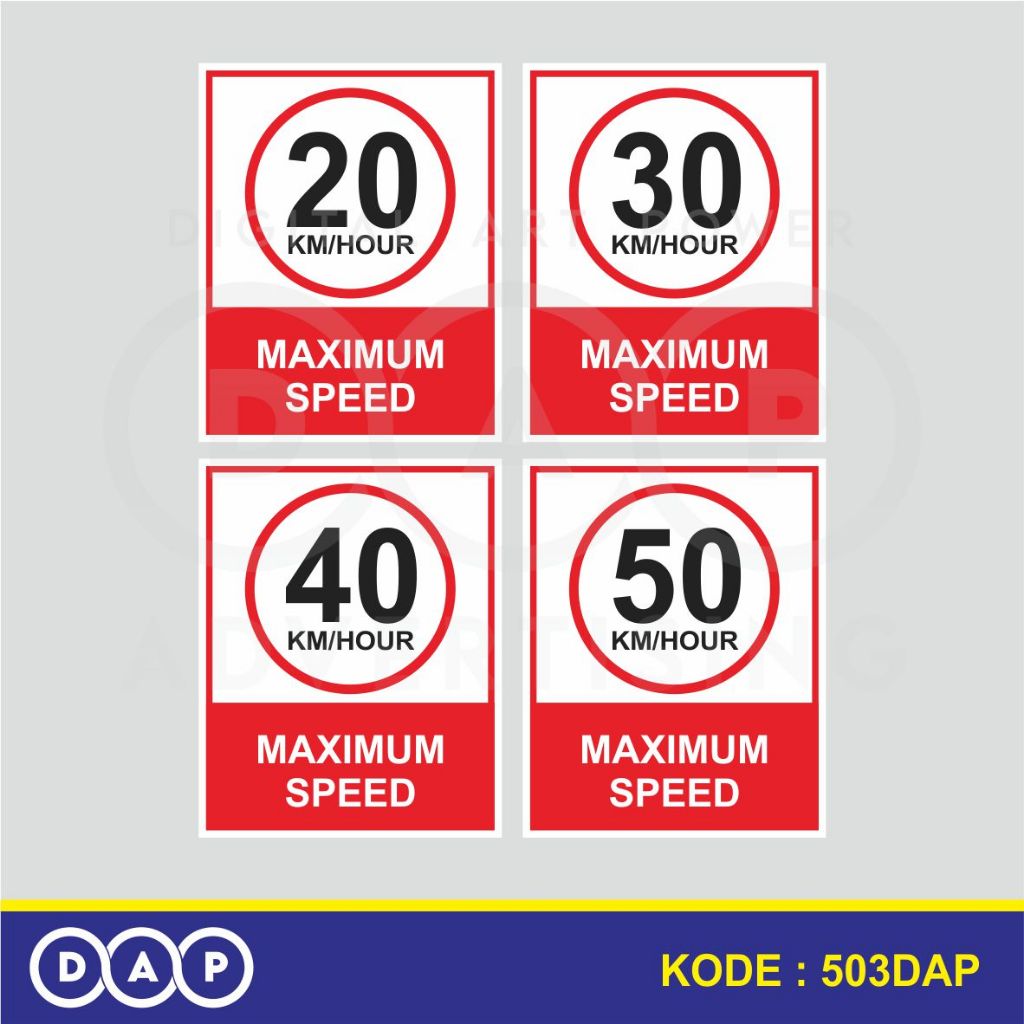 

503 - STIKER MAXIMUM SPEED - 20 X 25 CM - VINYL - TERBAIK