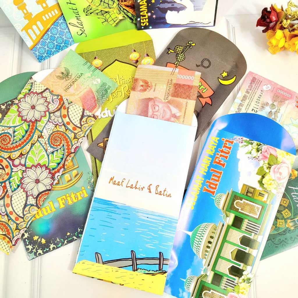 

Amplop Lebaran Ukuran Besar 1 Set isi 10 PCS Mix Campur Motif TERMURAH / Amplop Idul Fitri Motif Unik Imut Lucu 1 Pack isi 10 Lembar Kualitas Terbaik Favorit Bisa Grosir dan COD