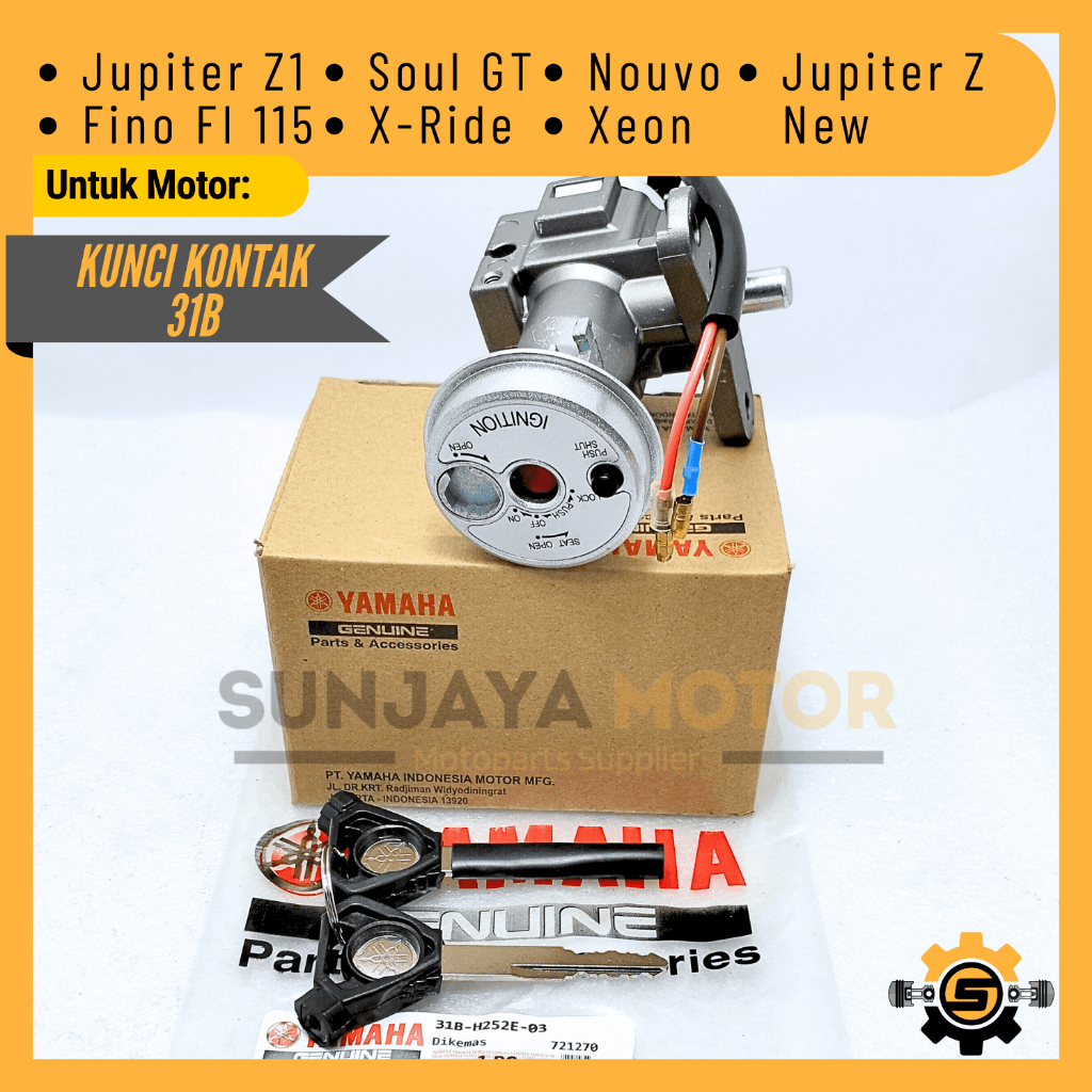 Kunci Kontak Set 31B Keyset Konci Kontak Original Yamaha Jupiter Z New Robot Jupiter Z1 X Ride 115 S