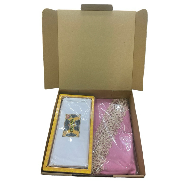 hamper ramadhan mukena dewasa dan sarung dewasa