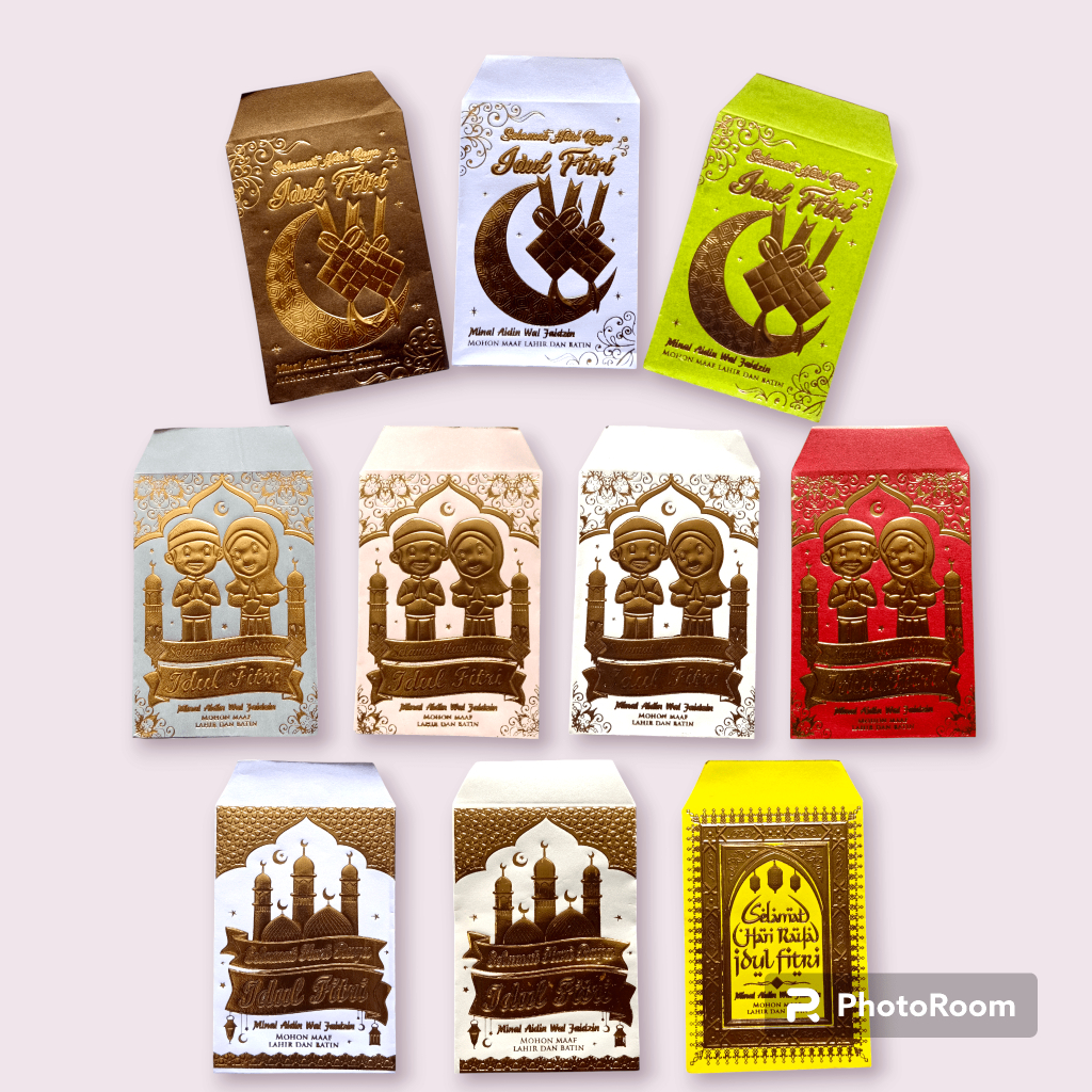 

Amplop Lebaran Foil / Amplop Lebaran Unik Embos / Angpao Lebaran Premium Fancy Paper Hot Print