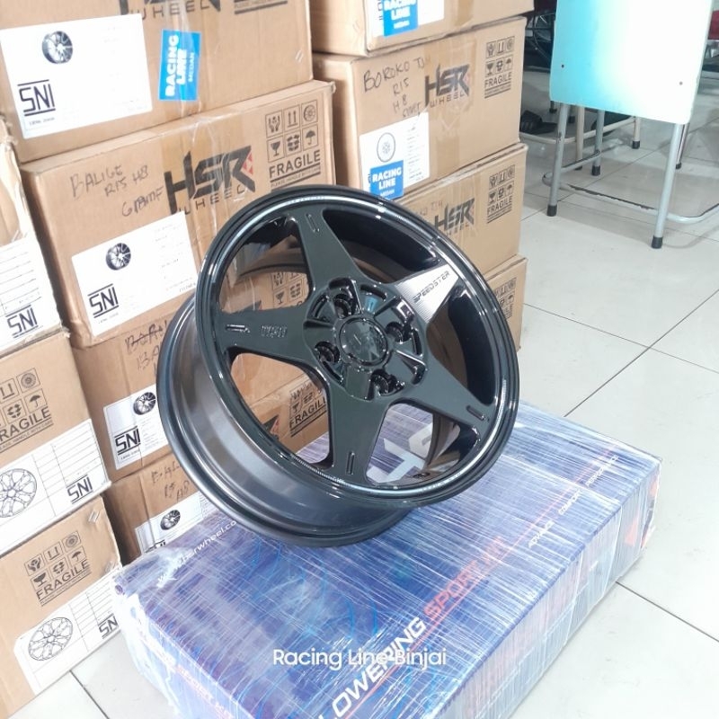 Velg Mobil Racing R14 Brio, Agya, Calya, Sigra, Tanpa Ganti Ban