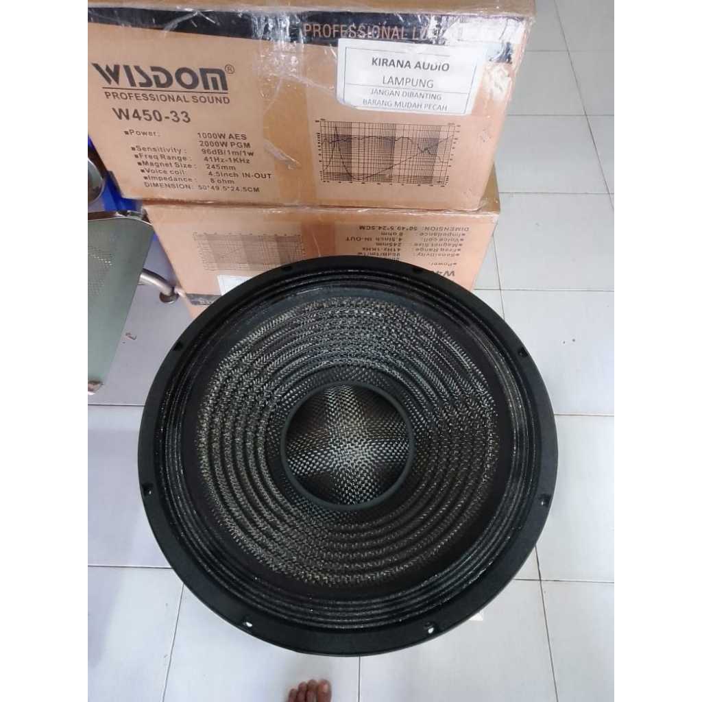 SPEAKER WISDOM W450-33 CARBON