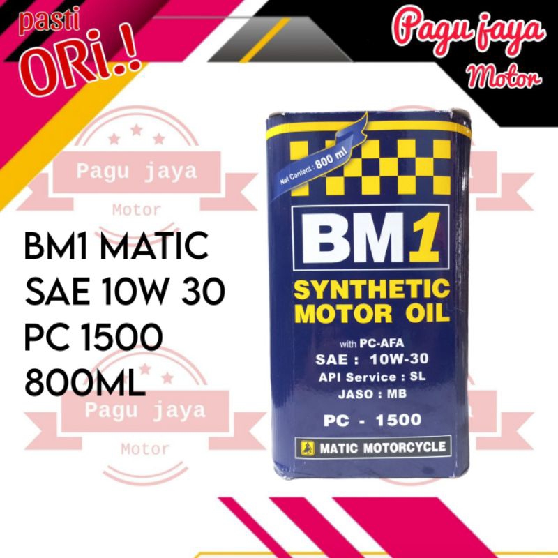 OLI MESIN MATIC BM1 MATIC 800ml sae 10w 30 BM 1