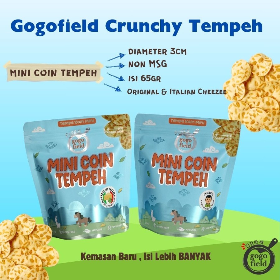 

Gogo Field Crunchy Tempeh Gluten Free 50gr-Jakbar