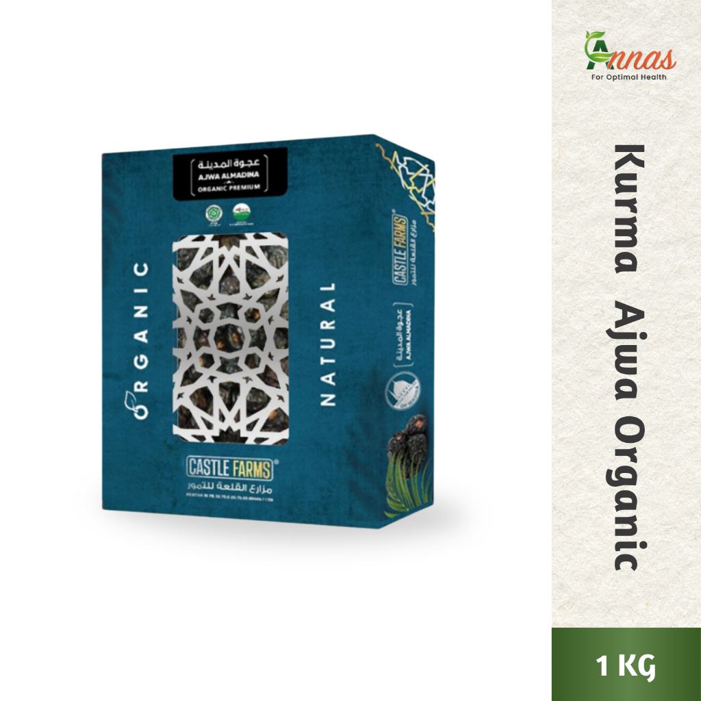 

Ajwa Premium Castle Farms - Kurma Ajwa Organik Premium 1 Kg Madinah
