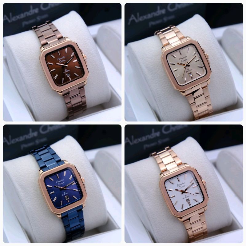 jam tanga wanita alexandre christie ac8687 / ac 8687 / 8687 original / free batrai original